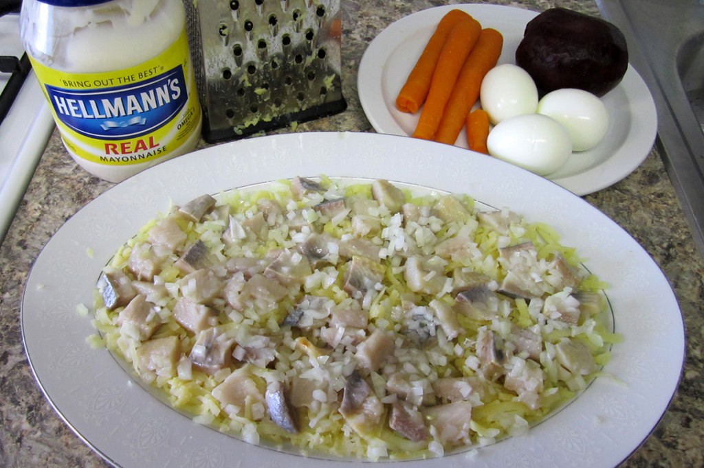 Herring under a fur coat Сельдь под шубой Anya's Kitchen